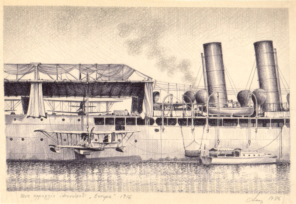 1916 - Nave appoggio idrovolanti 'Europa'